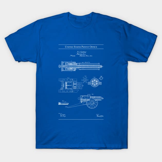 US Patent - Gatling Gun T-Shirt by Taylor'd Designs